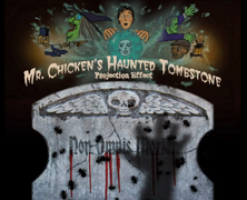 Mr. Chicken’s Haunted Tombstones